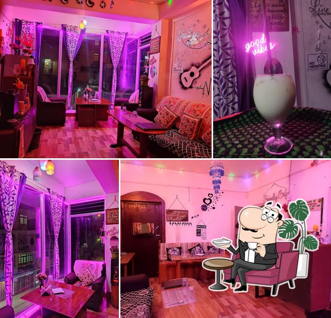 The interior of Taste of Ravangla Restaurant