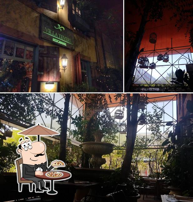 O exterior do Villa Tevere