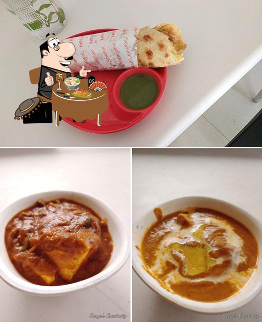 Meals at Kathi Junction Restaurant