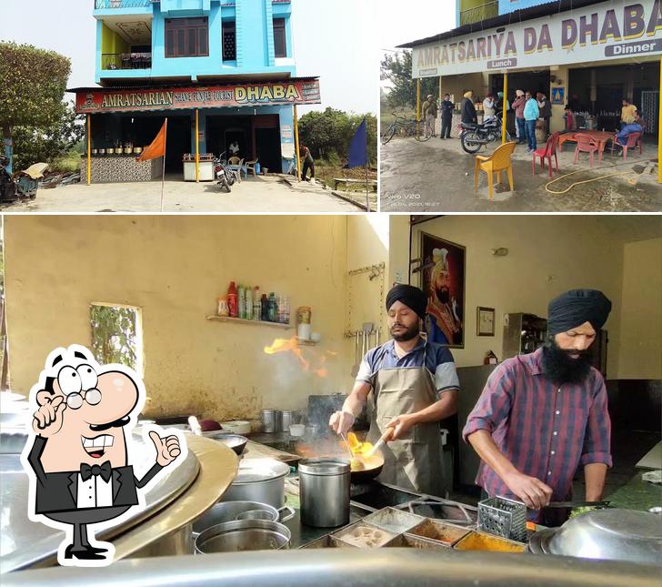 The interior of AMRATSARIYA DA DHABA Bilaspur u.p