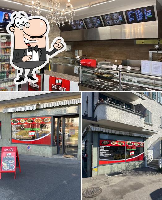 Gli interni di Beirut Snack - Libanesische Spezialitäten