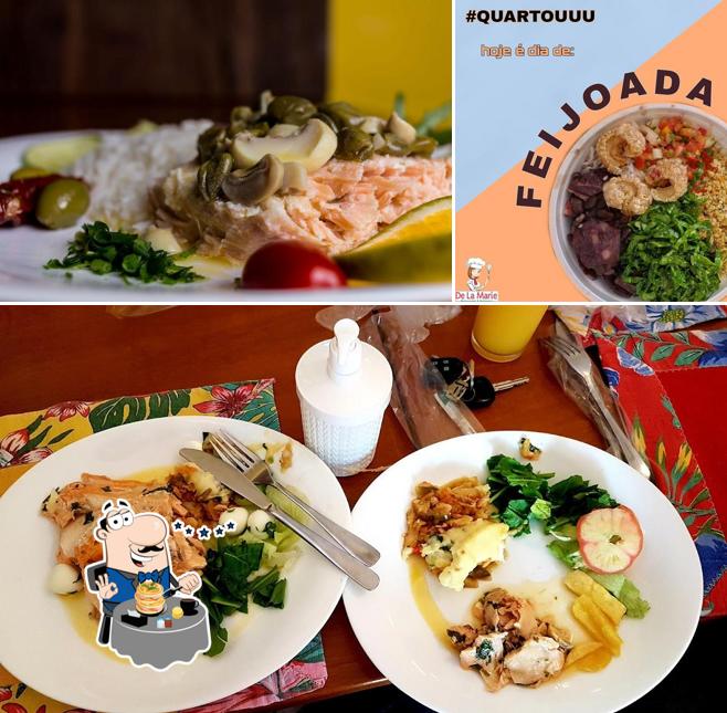 Platos en Restaurante De La Marie