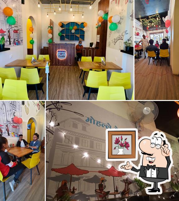 The interior of Food Mohalla Umbergaon