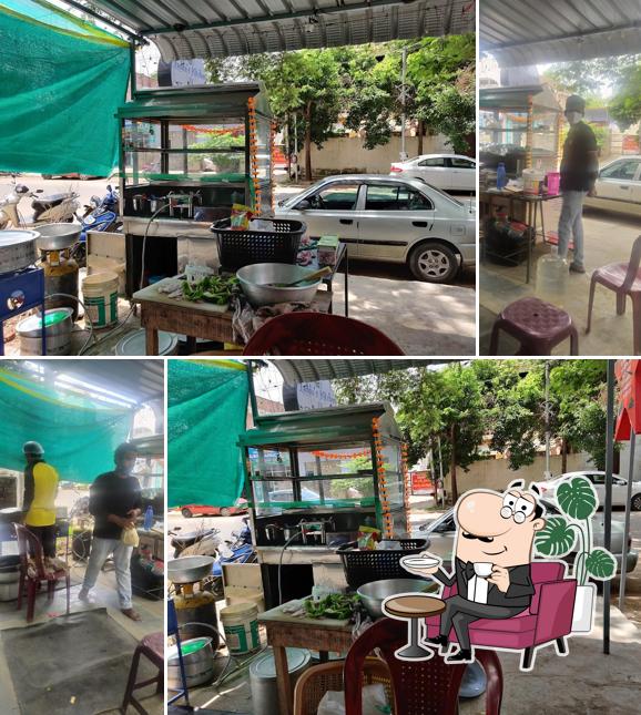 The interior of Laddu's Kitchen and Samosa Hub