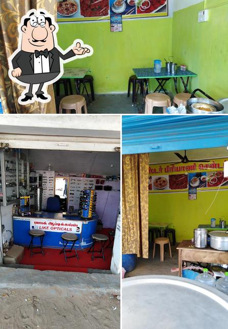 The interior of Master Briyani Cender