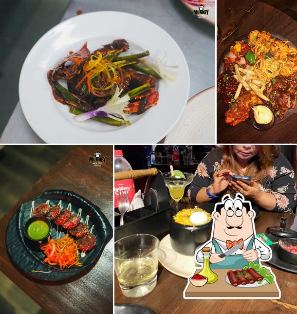 Baby back ribs at Munkey Houzz