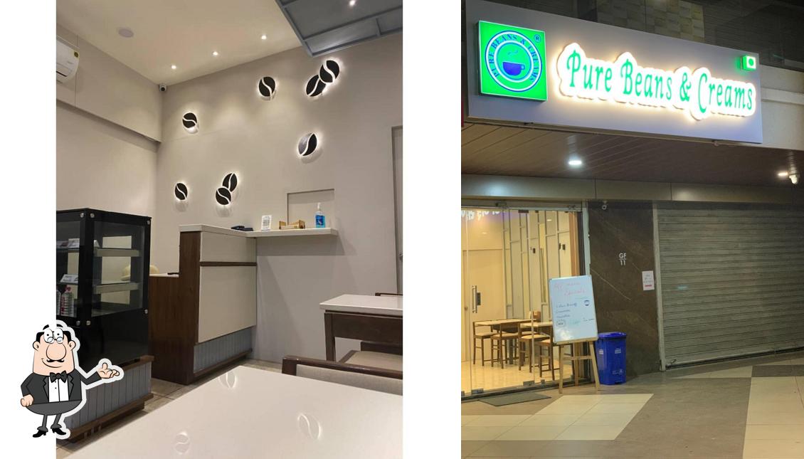 The interior of Pure Beans & Creams