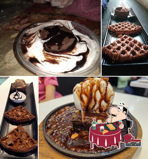 Waffles at SOFTY ICE CREAM CORNER