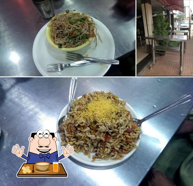 The restaurant's food and exterior