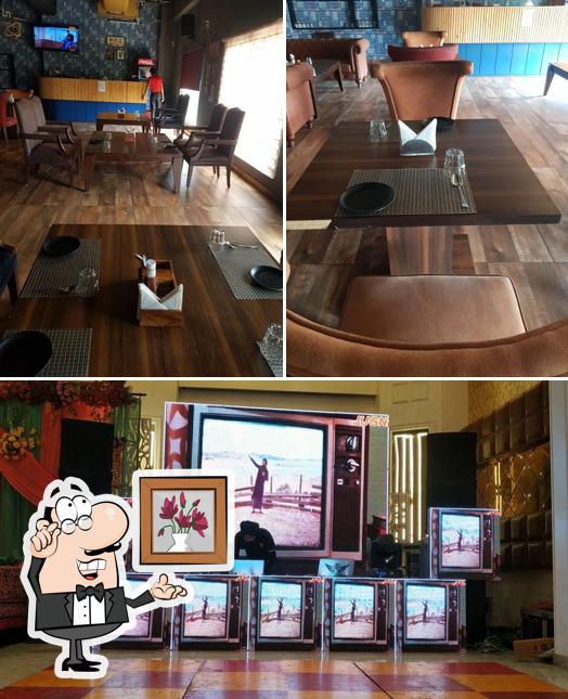 Take a seat at one of the tables at Chawla Chicken