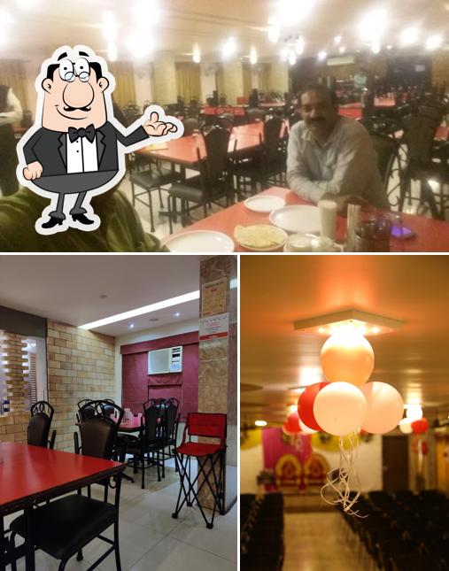 The interior of Chetna Dining Hall & Restaurant