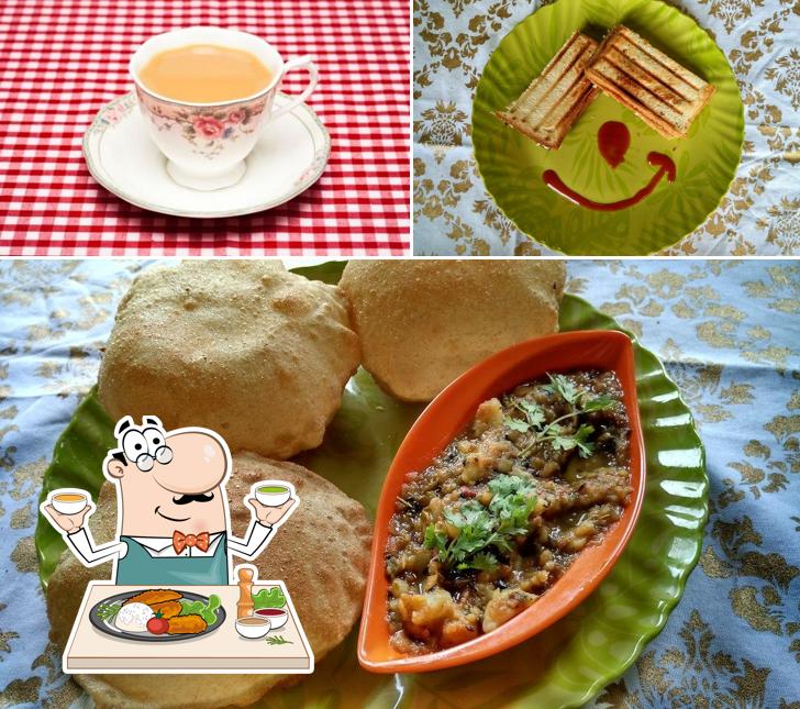 Food at Desi Breakk
