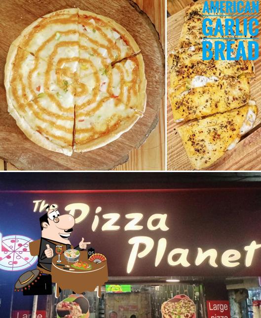 Food at The pizza planet PORBANDAR