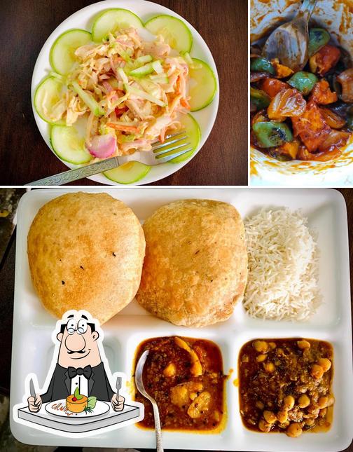 Food at Foodies Cafe