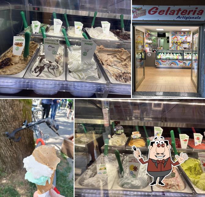 Platti al Gelateria Moose