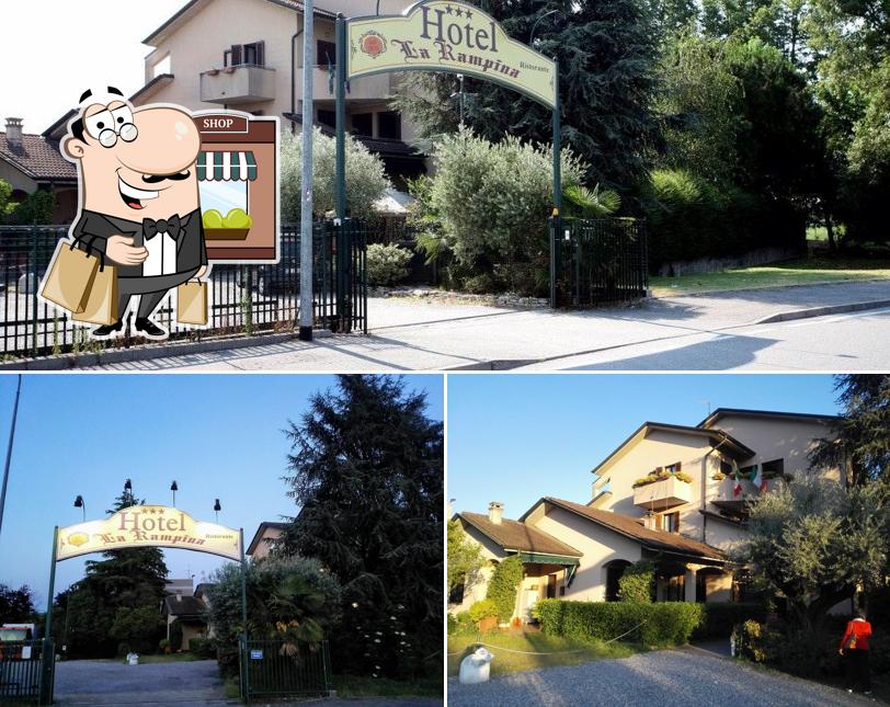 Gli esterni di Hotel Ristorante La Rampina