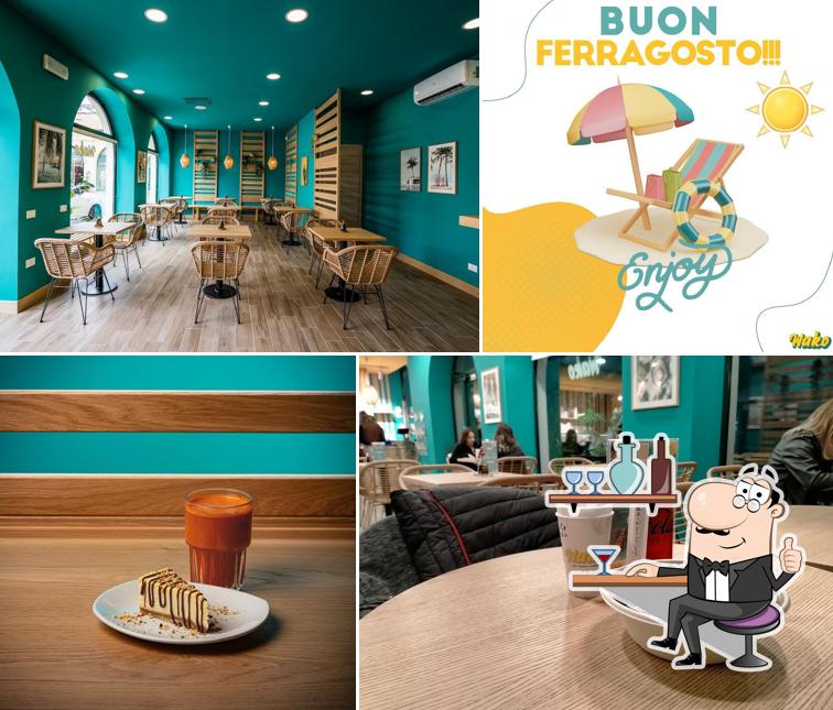 Gli interni di Poke & Salad - Wako