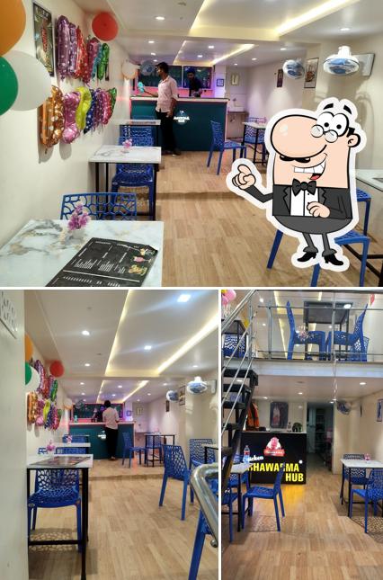 The interior of Shawarma hub