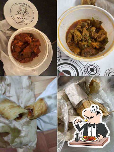 Food at The Hot Kati Roll