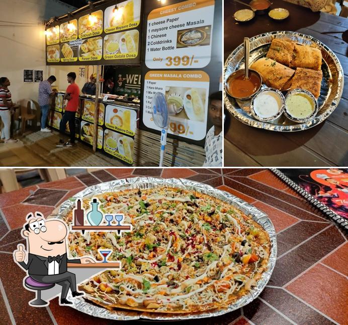 The interior of Welcome Fancy chula dosa