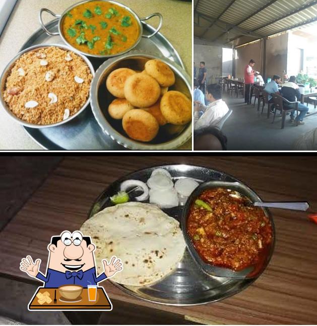 hotel gokul rajshthani dal bati is distinguished by food and interior