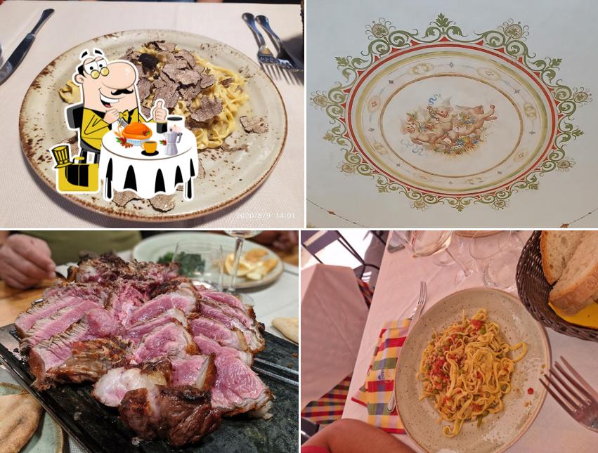 Platti al Trattoria Bruno Coppetta