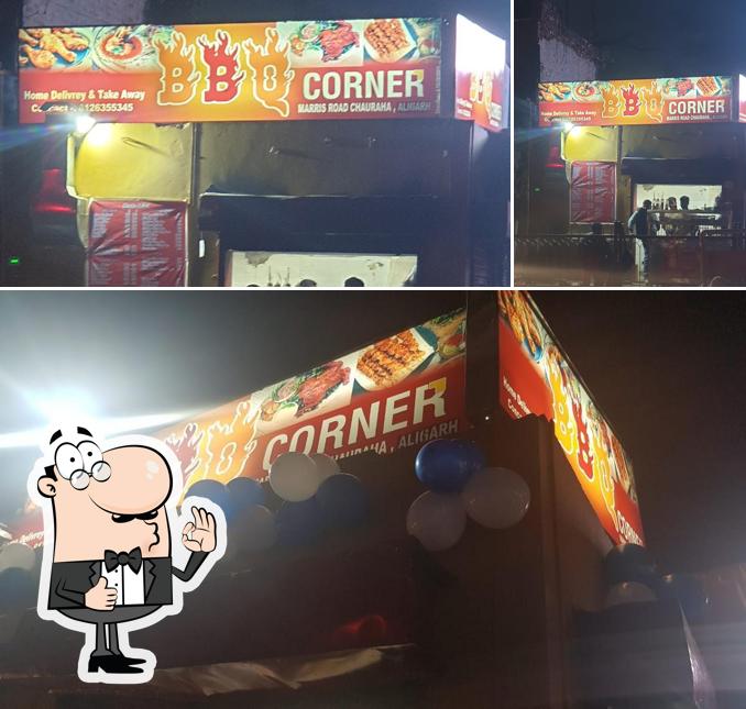 See this picture of BBQ Corner