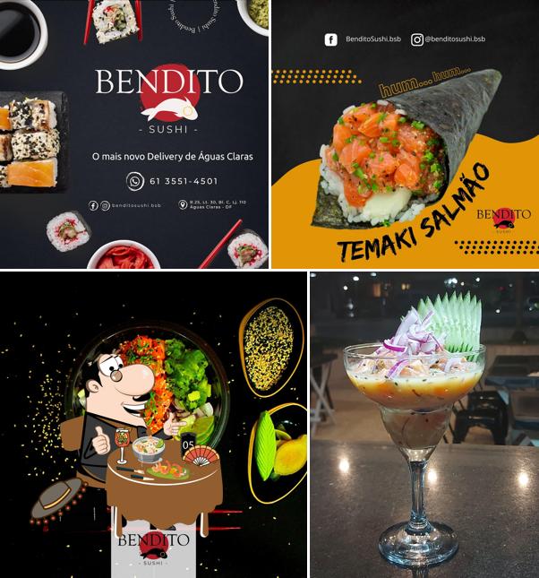 Comida em Bendito Sushi