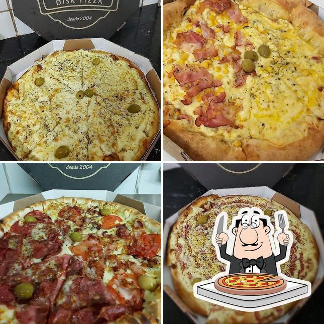 No Dom andré disk pizza, você pode desfrutar de pizza
