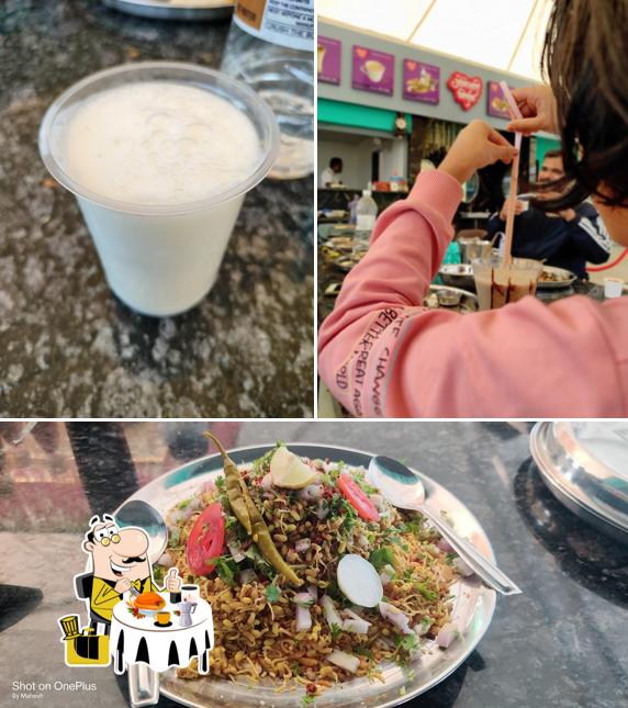 The restaurant's food and beverage