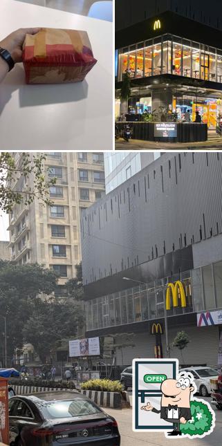 The exterior of McDonald's