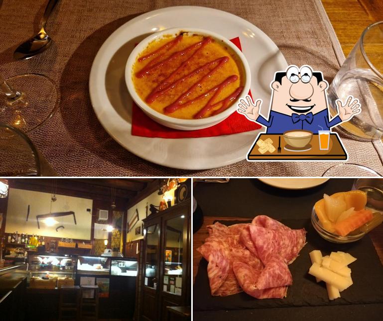 Creme brulee al Osteria Monelli