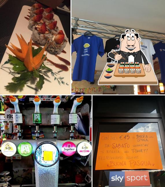 Prova le varie opzioni di sushi