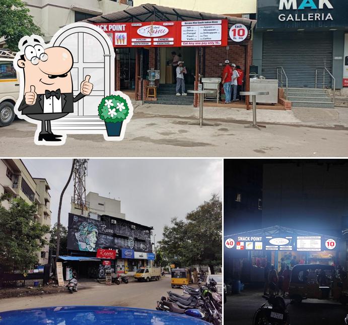The exterior of Rasoee Vegetarian Dhaba Neon Themed Restaurant Shenoy Nagar