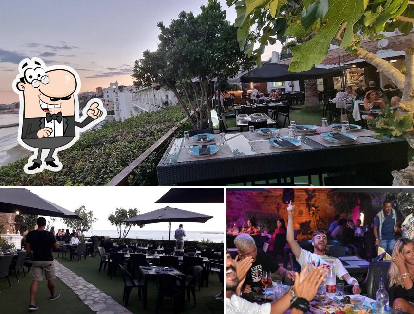 Gli interni di Blue - Rooftop Aperitif