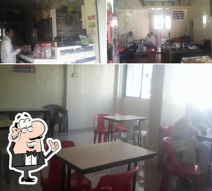 The interior of Navnath Restarunt