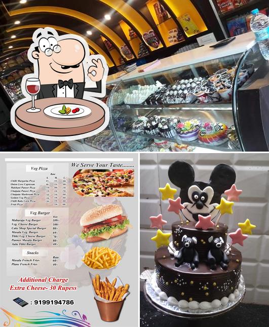 Food at The cake shop