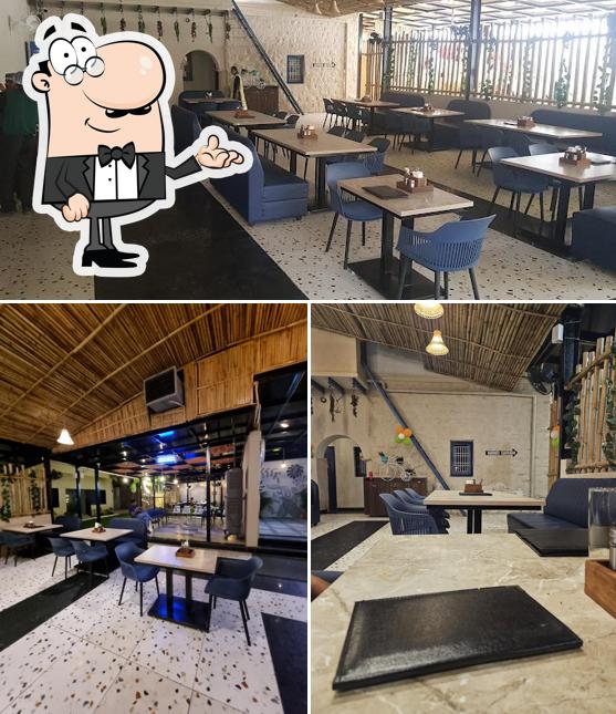 The interior of Trupt Pure Veg Raichur