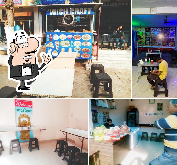 The interior of 'Wich craft fast food