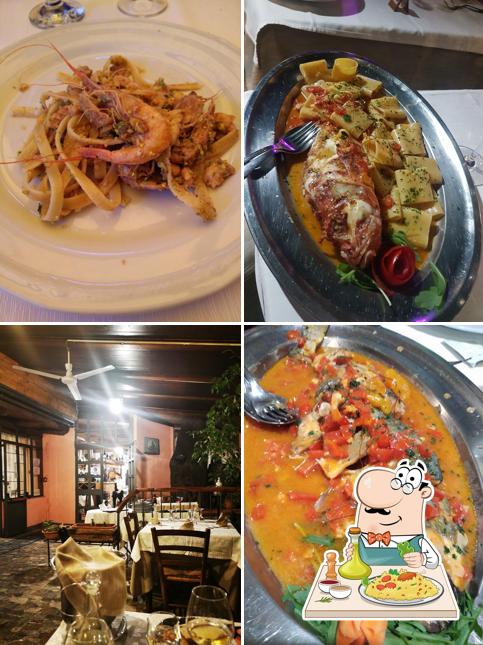 Cibo al Ristorante La Vecchia Cascina - Specialità di Pesce e di Carne