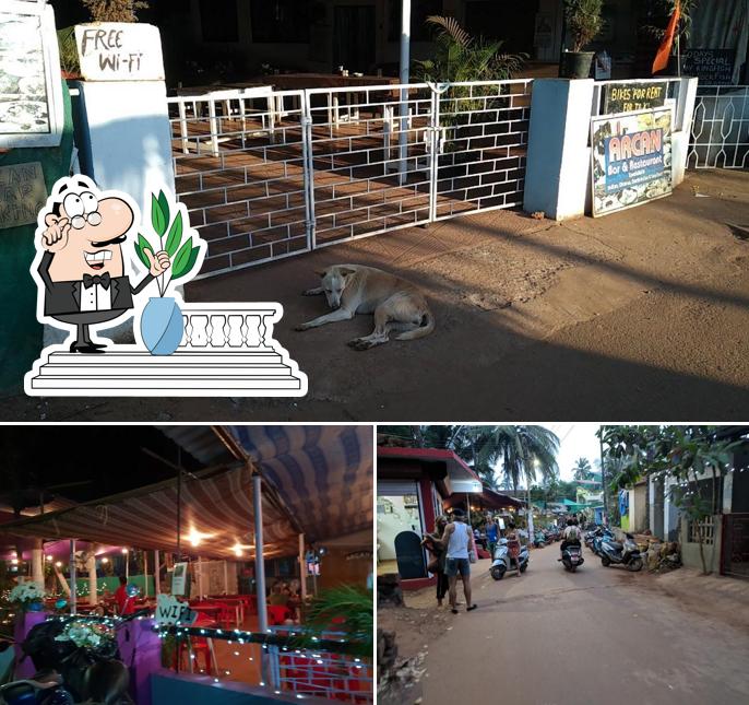 Check out how Arcan Bar & Restaurant looks outside