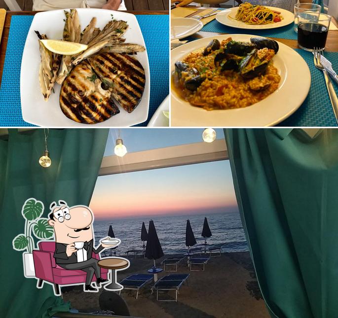 Gli interni di Blu Beach