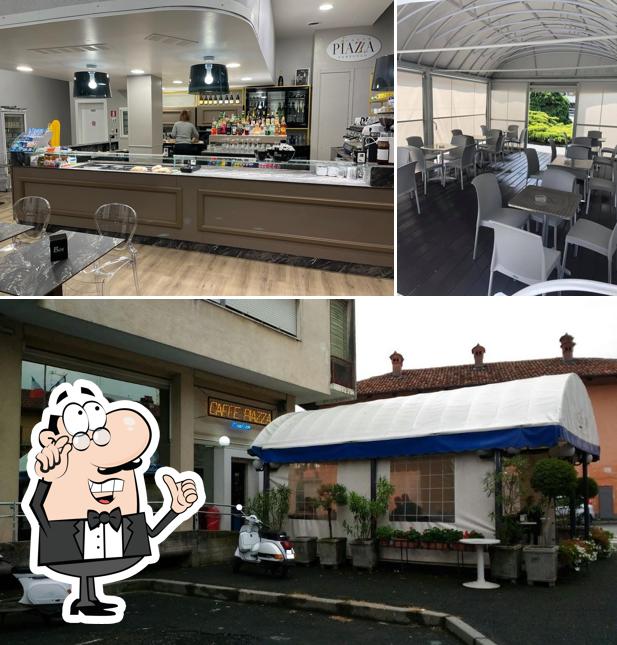La foto della interni e esterno di Caffè Piazza