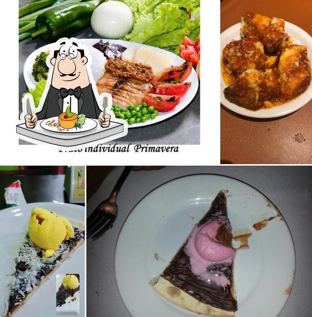 Comida em Cantina Montanari