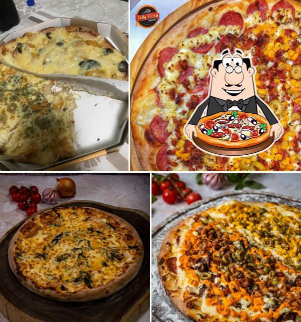 Consiga diferentes estilos de pizza