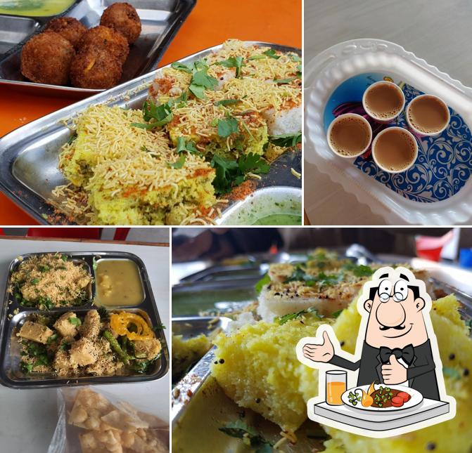 Food at Hare Krishna Dhokla House