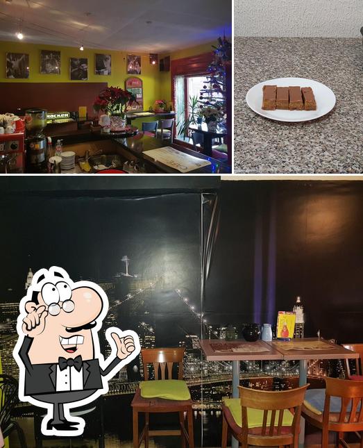 Dai un’occhiata alla immagine che presenta la interni e dolce di Študent caffe