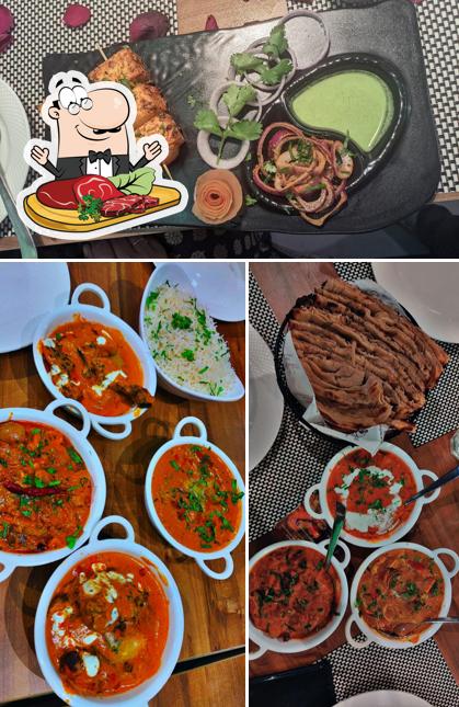 Order meat dishes at Brewbakes