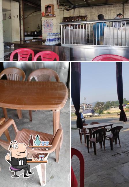 The interior of Green Panjabi Dhaba