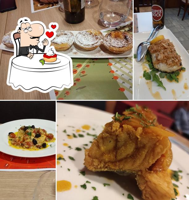 Il Lusitano Bacalhau propone un'ampia selezione di dolci